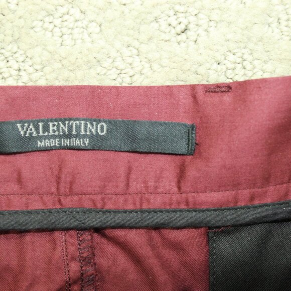 NWT Authentic Valentino Spa Women's Size US 14 Straight Leg 5-Pocket Pintucked - Picture 3 of 12